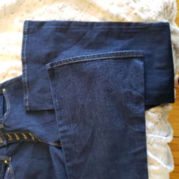 Michael Kors Navy Flare Jeans - Picture 10 of 12